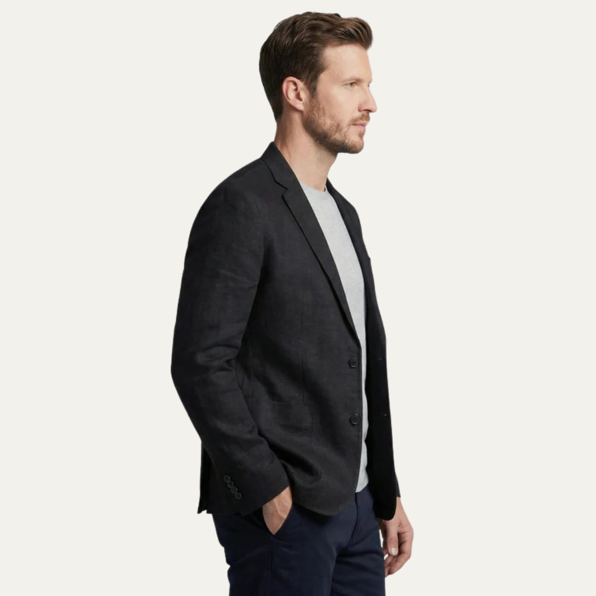 Lightweight Men’s Summer Linen Blazer
