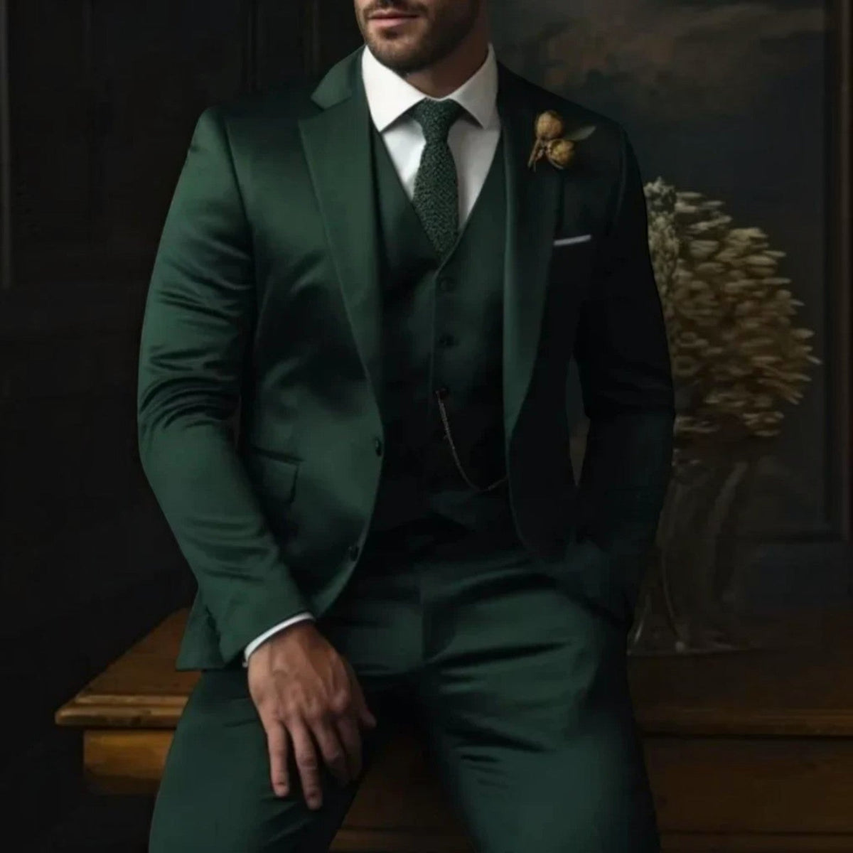 Men's Suit 3-Piece Formal Slim Set