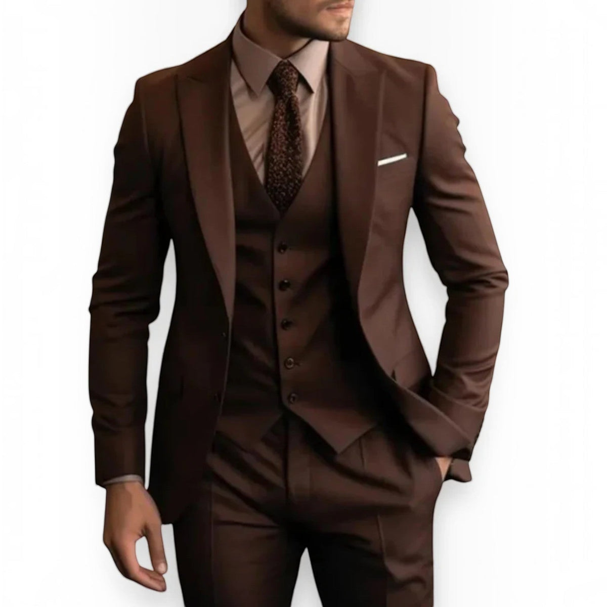 Men's Suit 3-Piece Formal Slim Set