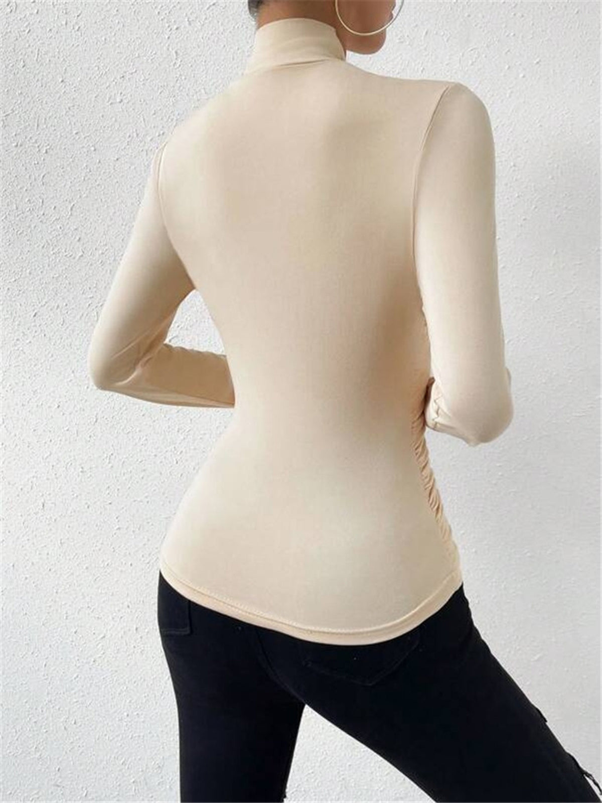 Wrap Long Sleeve Top