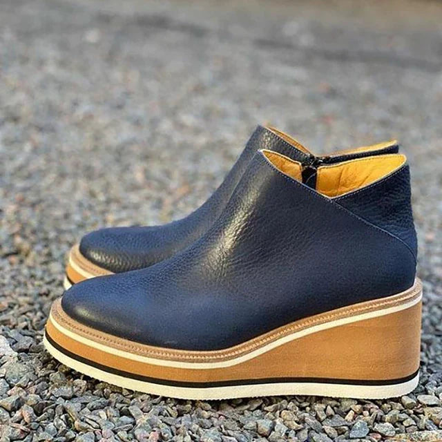 Women's Orthopedic ankle boots with Side Zipper