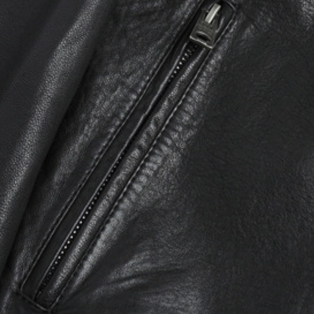 Men's Summer Leather Jacket with a Modern Fit