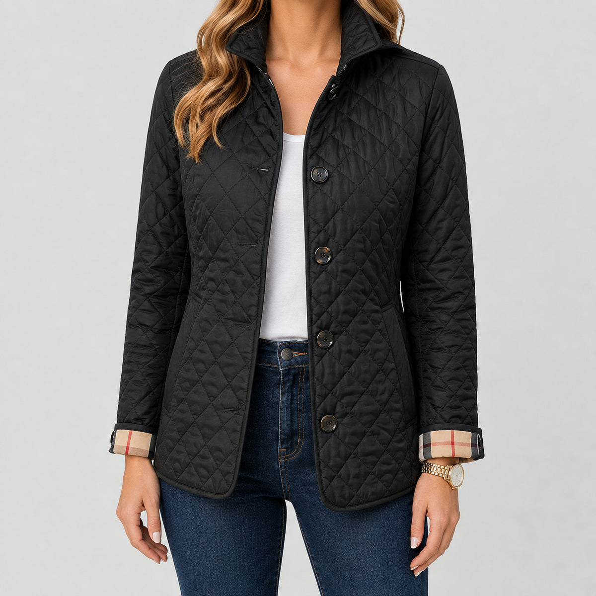 Fall Women's Lightweight Button-Up Jacket | Casual Outerwear