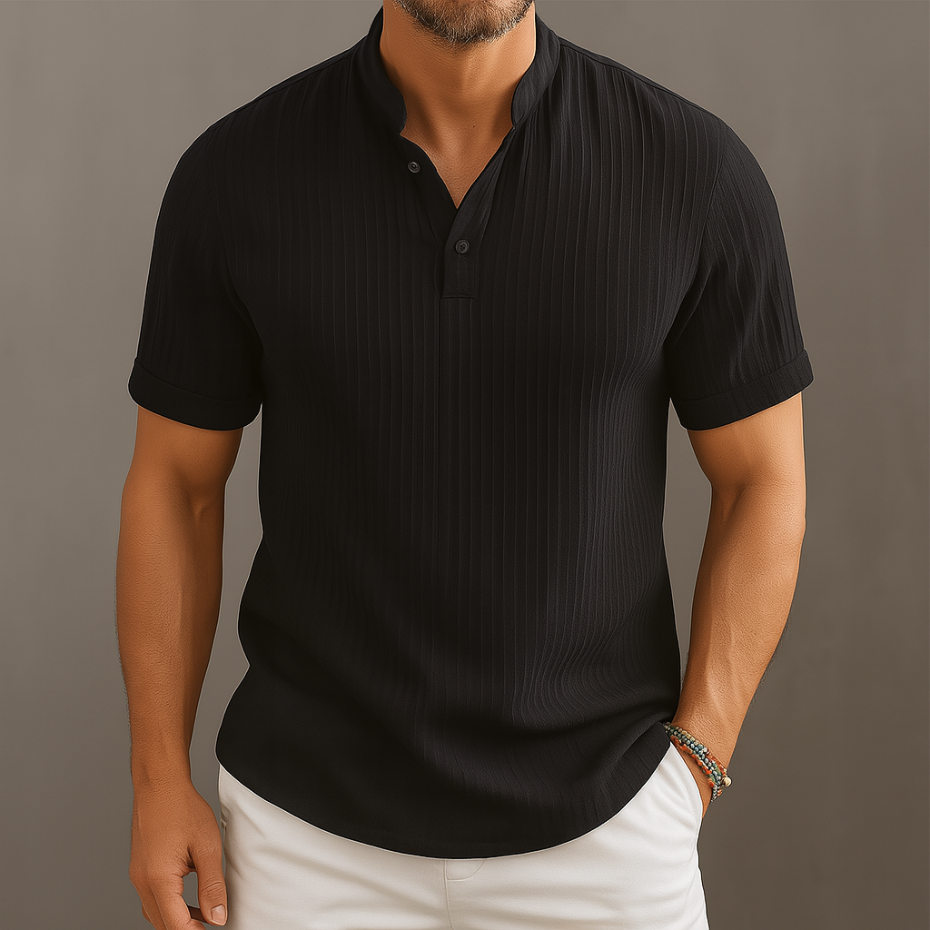 Men’s Linen V-Neck T-Shirt