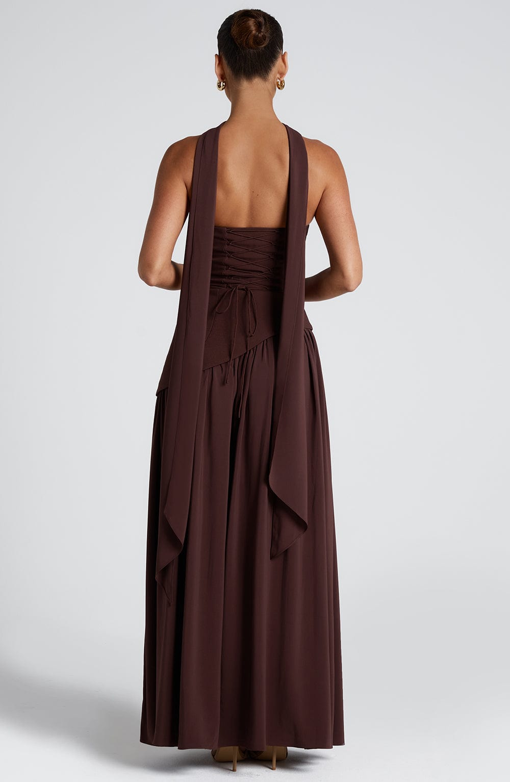 Elegant Women Slit Maxi Dress