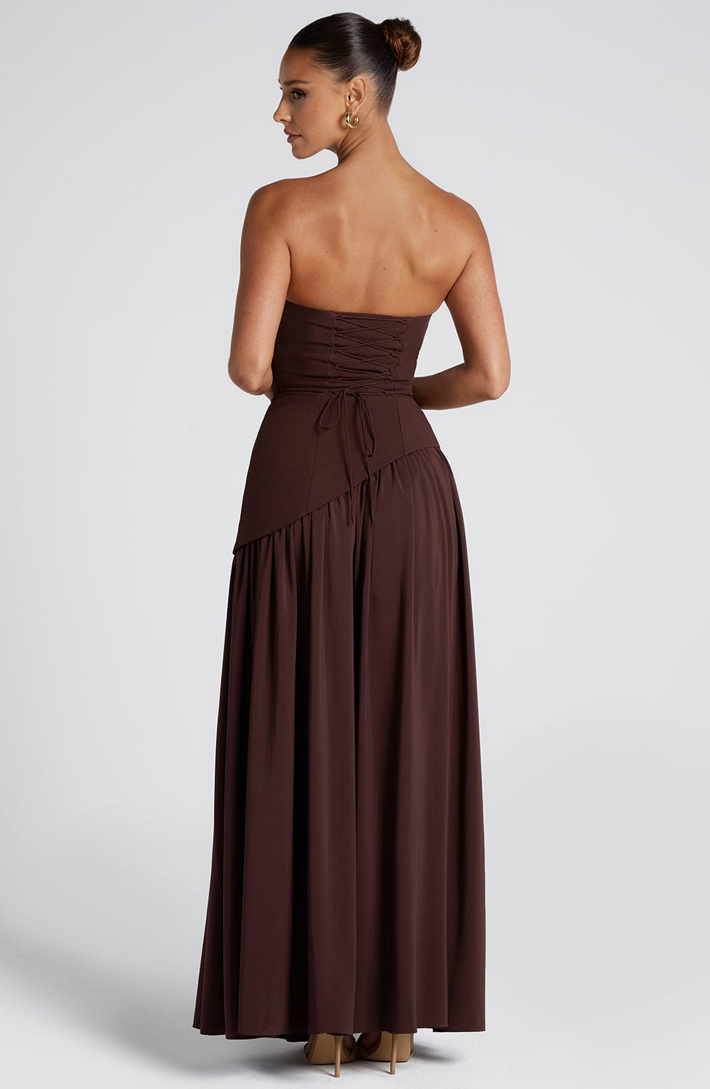 Elegant Women Slit Maxi Dress