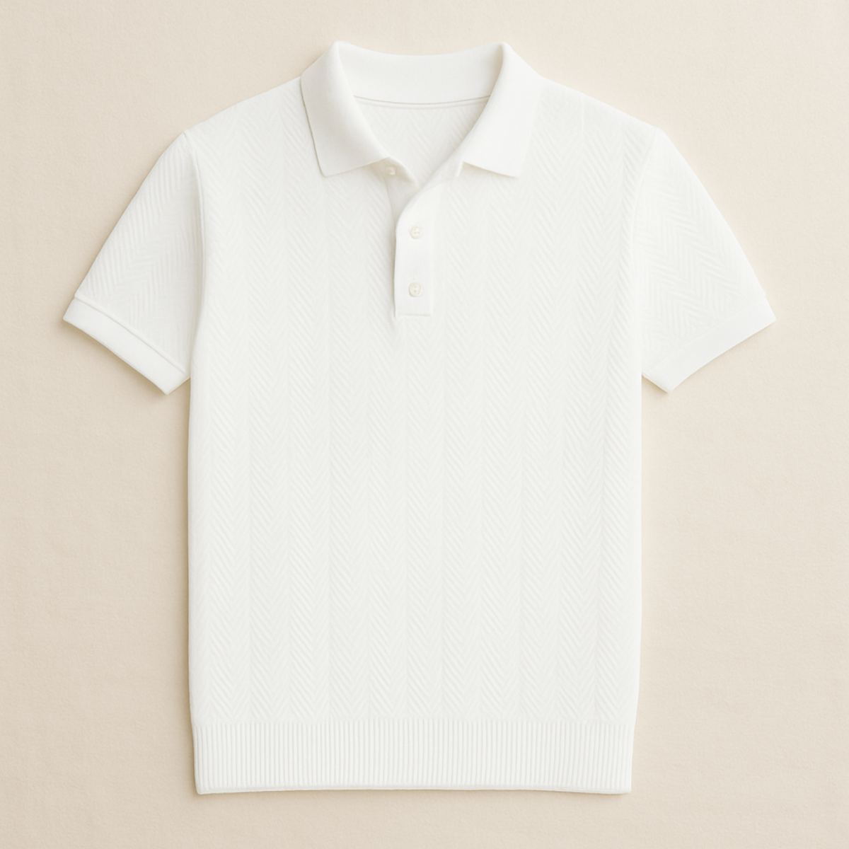 Elegant Vintage Style Polo Shirt for Men