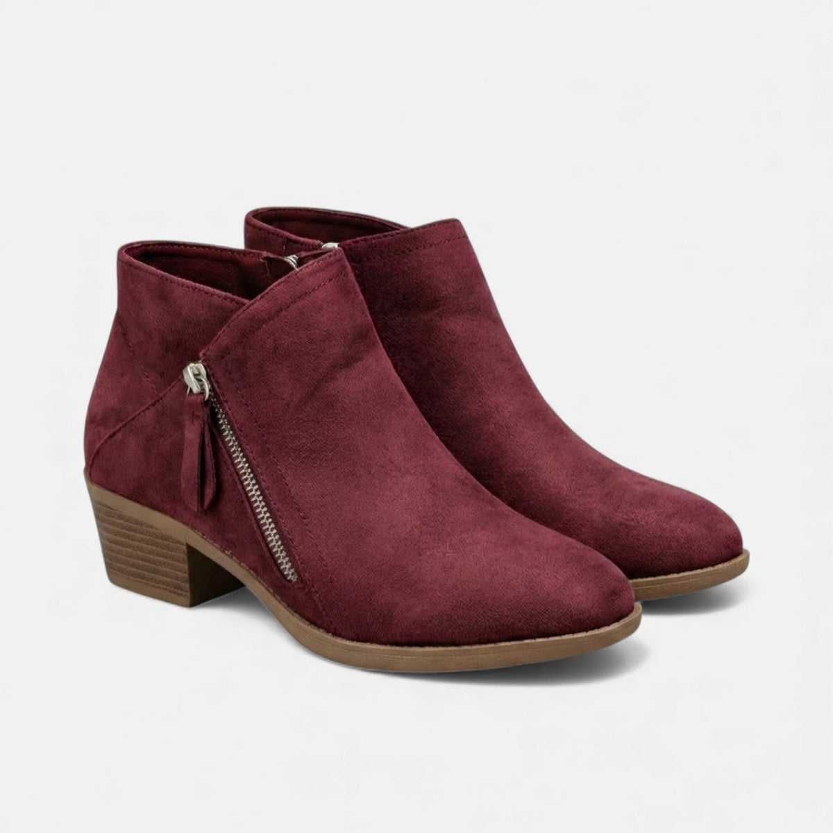 Women's Leather Orthopedic Ankle Boots with a Zipper