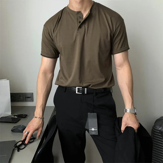 Elegant Slim Fit Cotton Polo Shirt