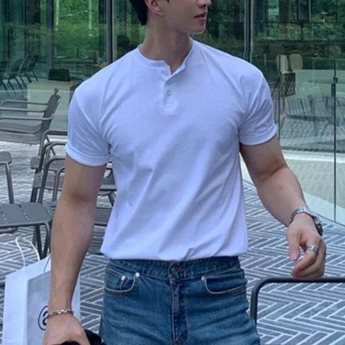 Elegant Slim Fit Cotton Polo Shirt