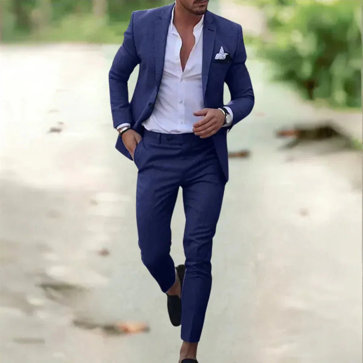 Men's Suit 2-Piece Slim-Fit Formal Set