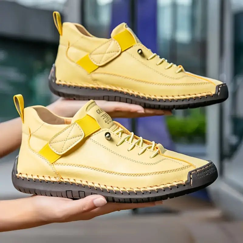 Premium Orthopedic Leather Walking Sneakers