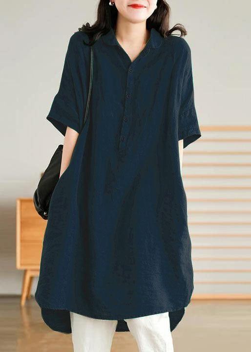 Relaxed Fit Jade Green Linen Maxi Dress