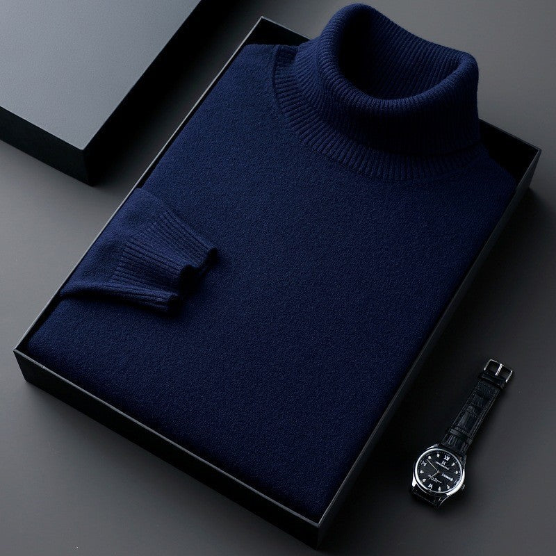 Elegant Winter Knit Turtleneck Sweater