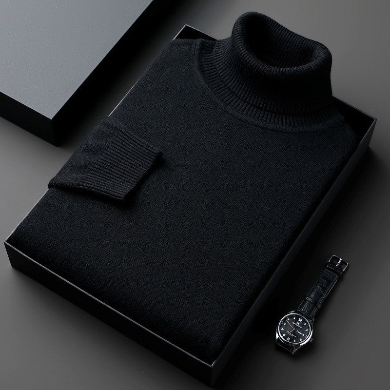 Elegant Winter Knit Turtleneck Sweater