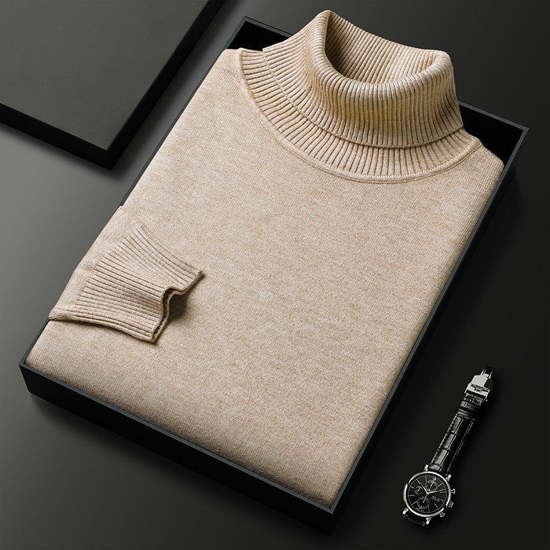 Elegant Winter Knit Turtleneck Sweater