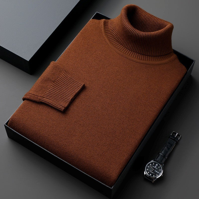 Elegant Winter Knit Turtleneck Sweater