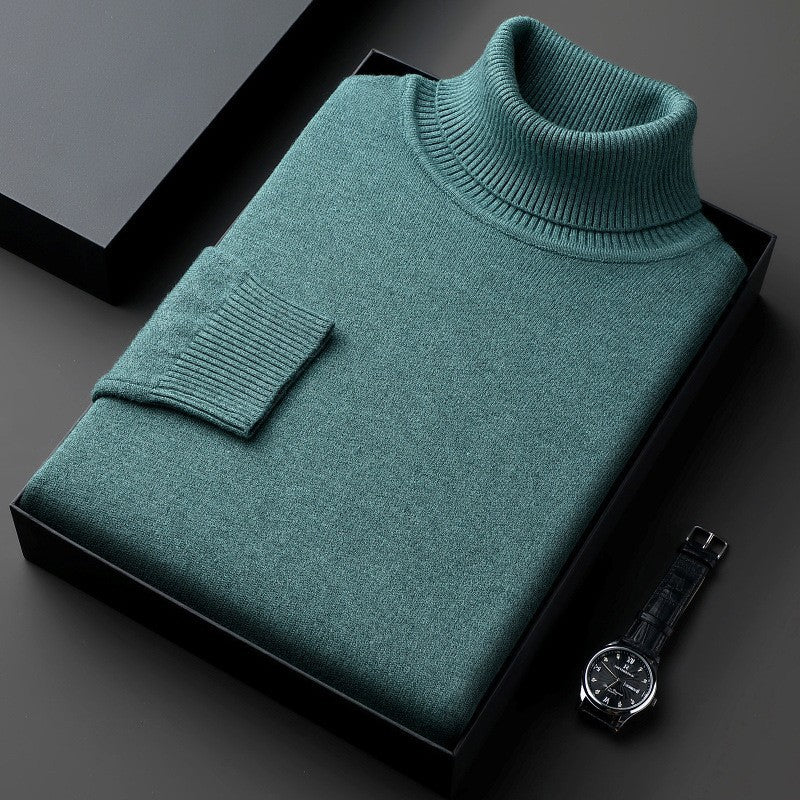 Elegant Winter Knit Turtleneck Sweater