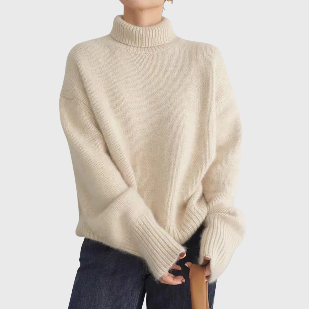 Premium Soft Knit Turtleneck Sweater