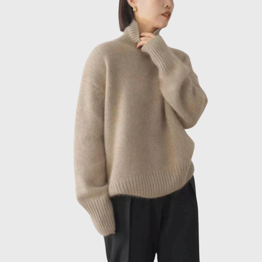 Premium Soft Knit Turtleneck Sweater