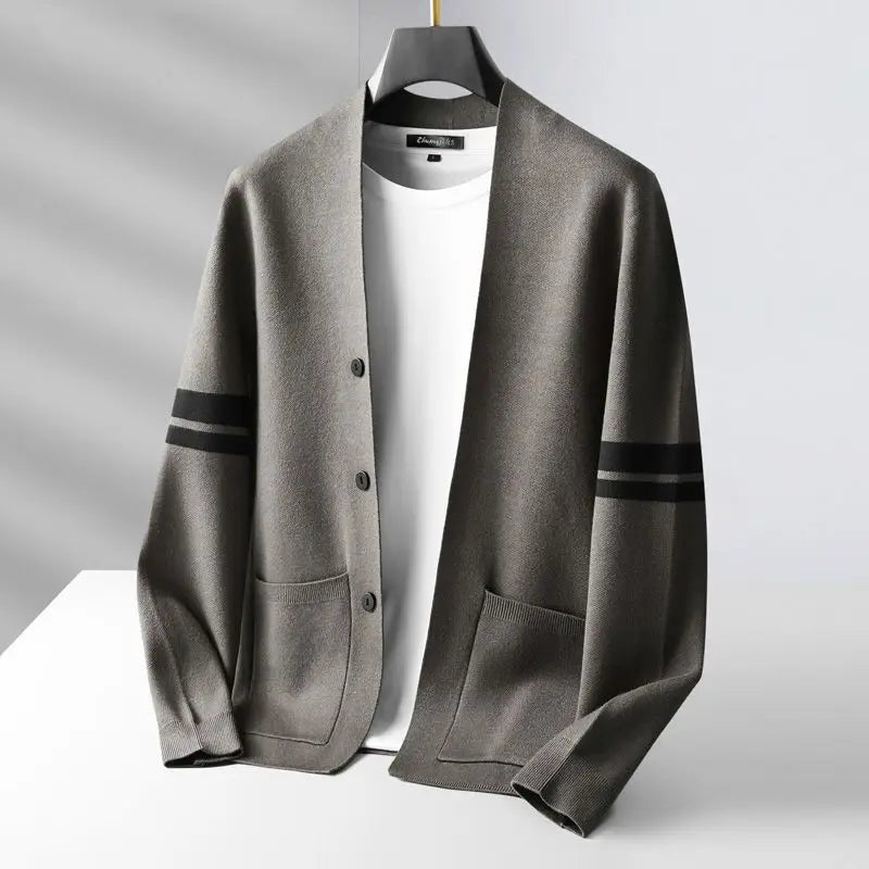 Men’s Handmade Knit Classic Fit Cardigan