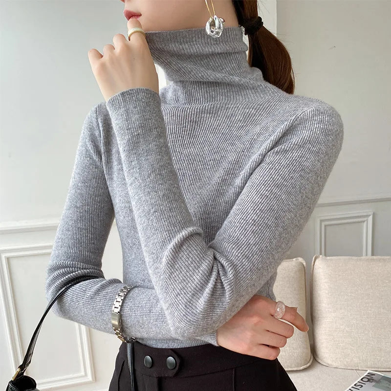 Women’s Slim-Fit Turtleneck Sweater