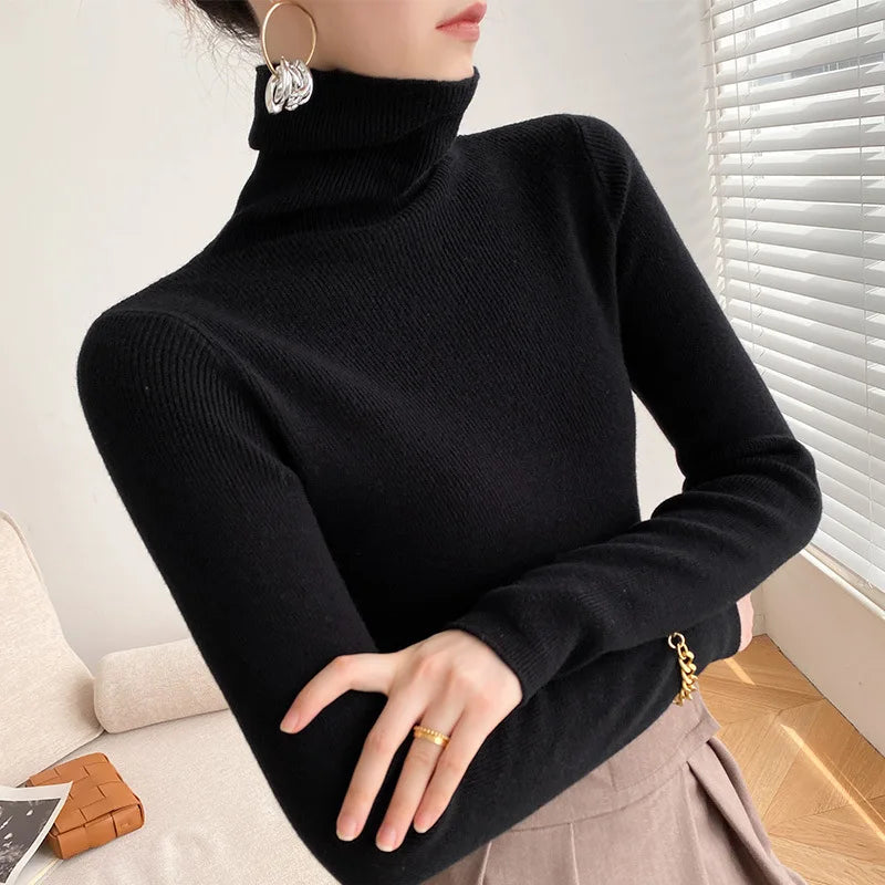 Women’s Slim-Fit Turtleneck Sweater