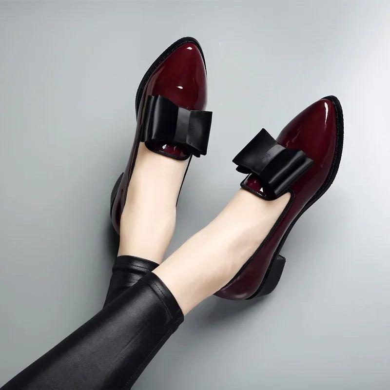 Elegant Bow Ballet Flats – Penelope Style