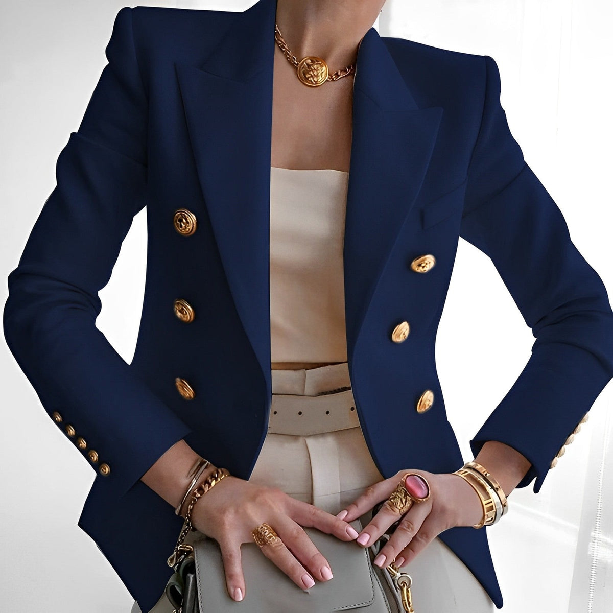 Elegant Tailored Slim Fit Blazer