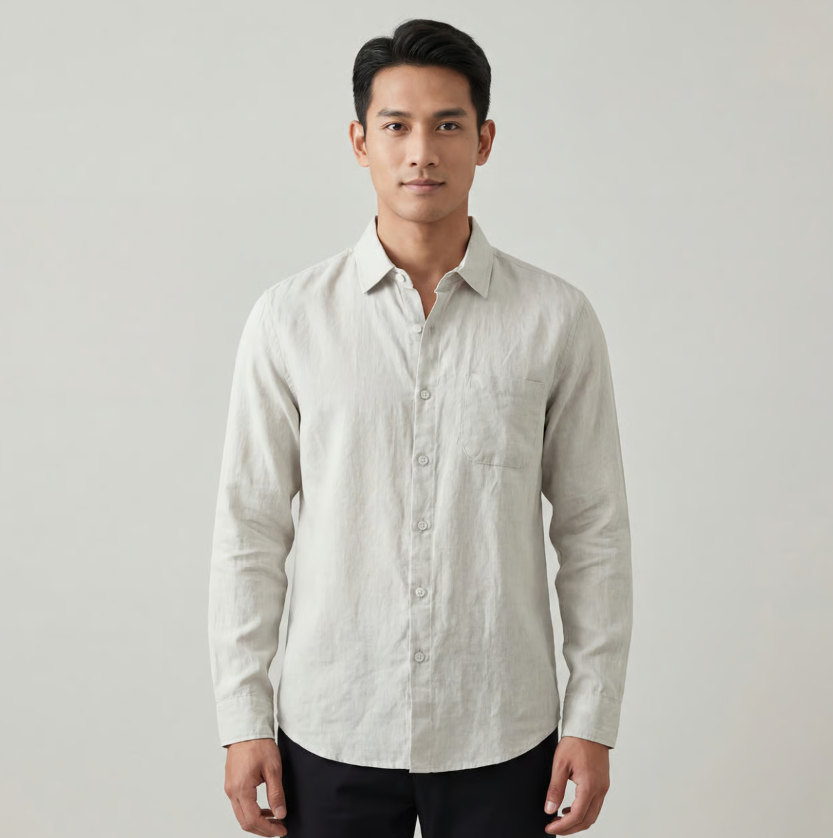Caleb Long Sleeve Button Up Shirt