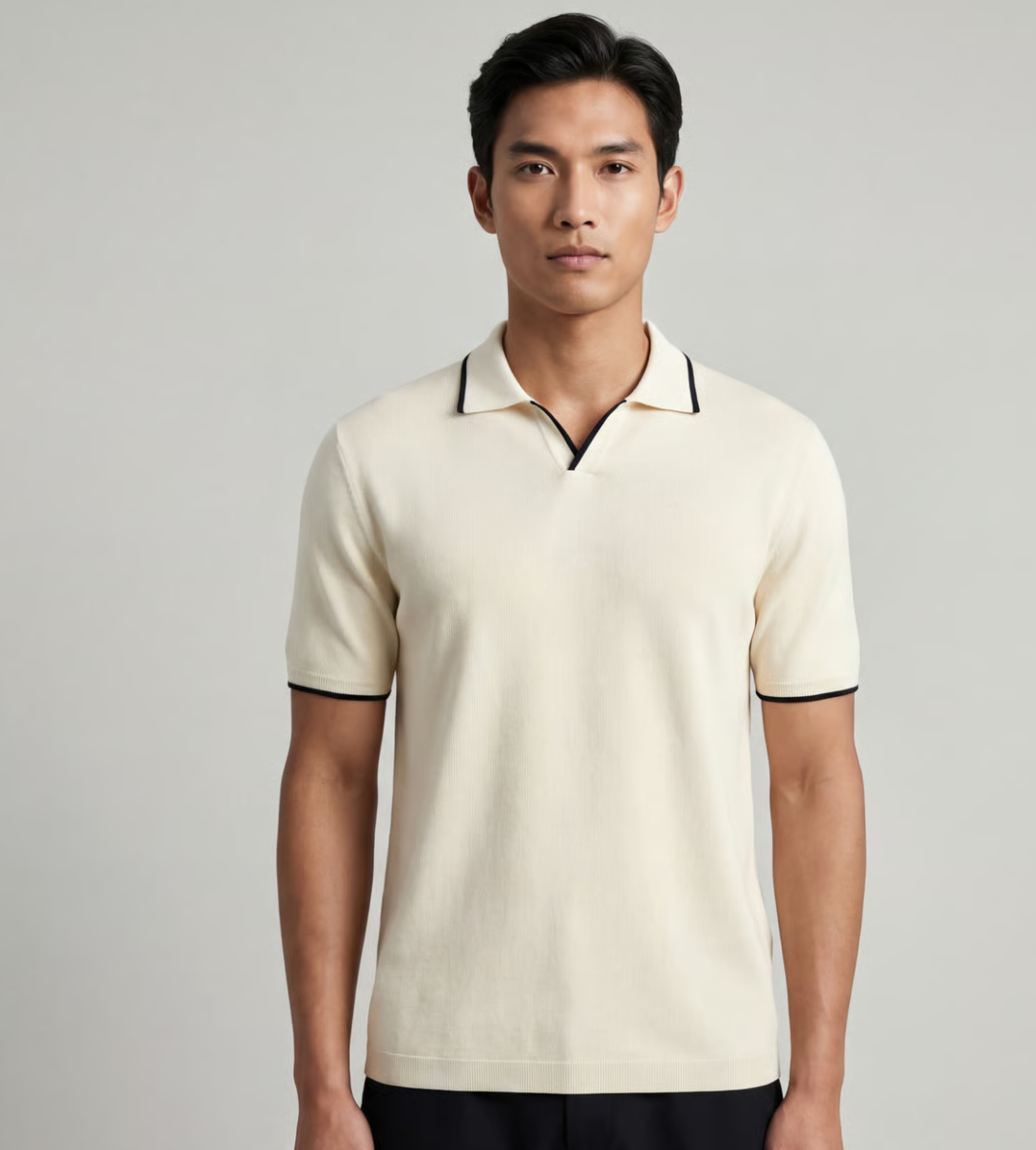 Kieran Contrast Slim Fit Polo