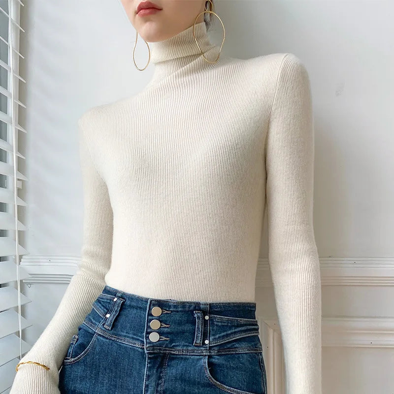 Women’s Slim-Fit Turtleneck Sweater