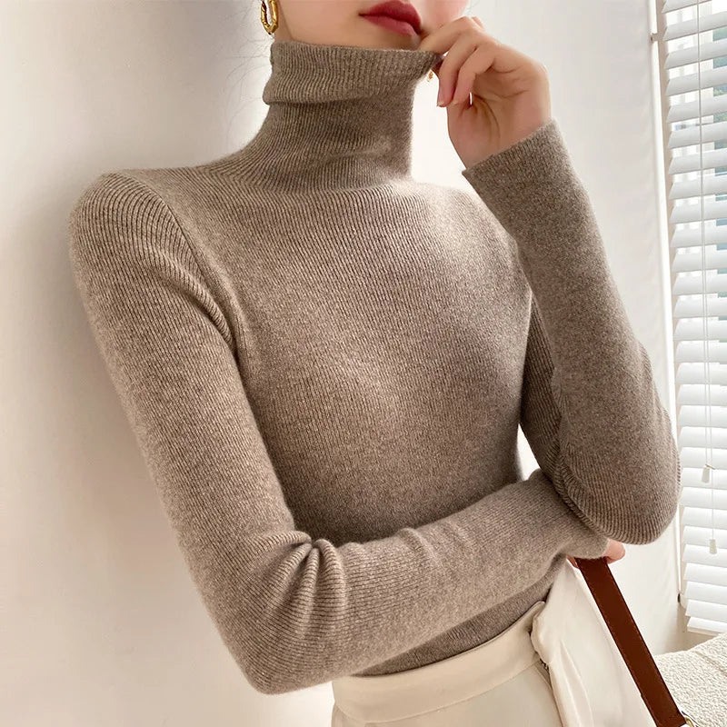 Women’s Slim-Fit Turtleneck Sweater