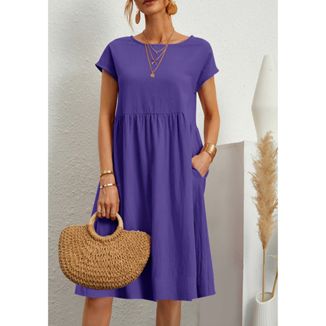 Elegant Summer Midi Dress Women