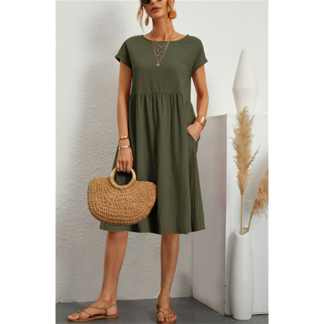 Elegant Summer Midi Dress Women