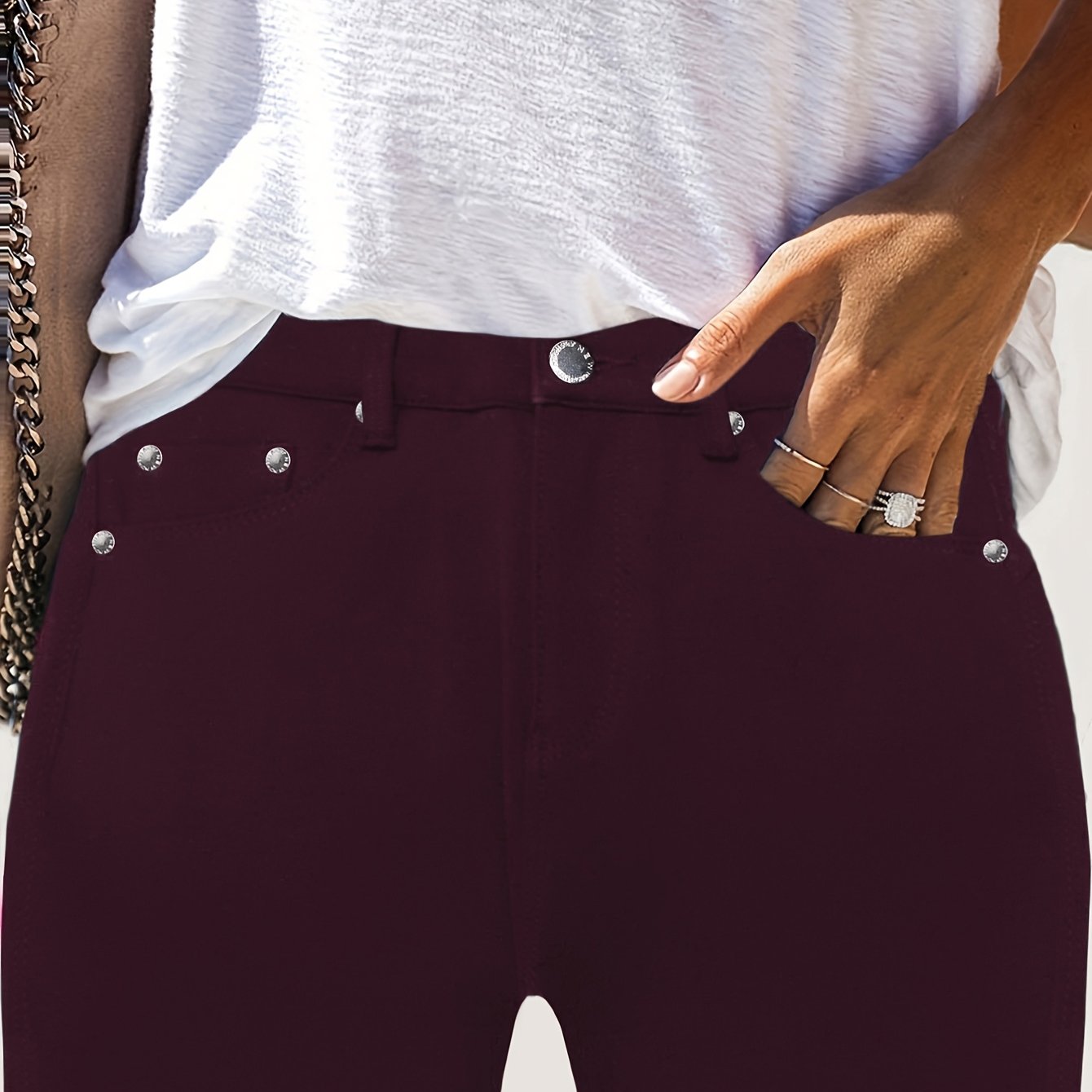 Comfortable High Waist Stretch Skinny Jeans