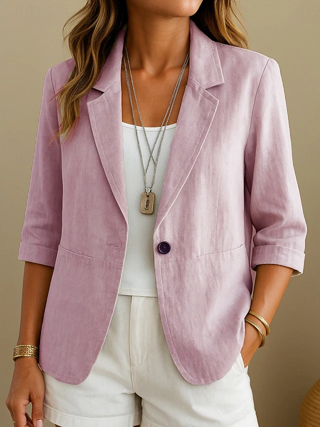 Women's Tailored Blazer, Relaxed Fit