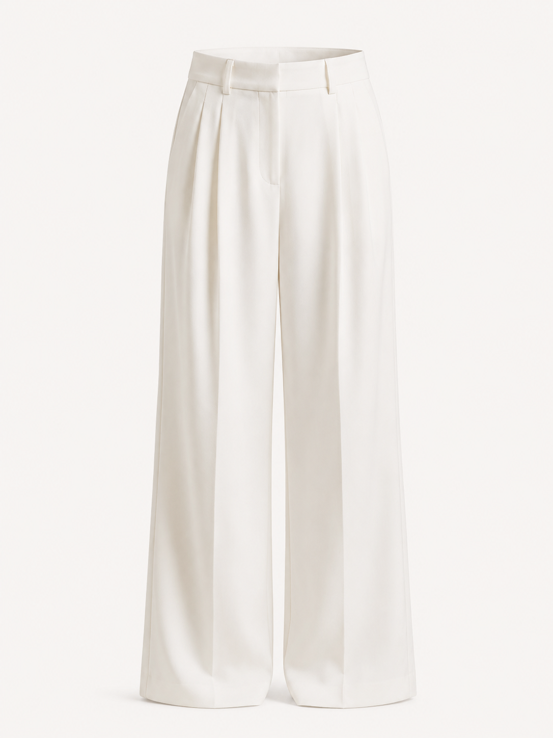 Women's High-Waisted, Wide-Leg, Elegant Pants