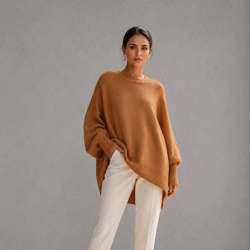Modern Asymmetric Oversized Sweater