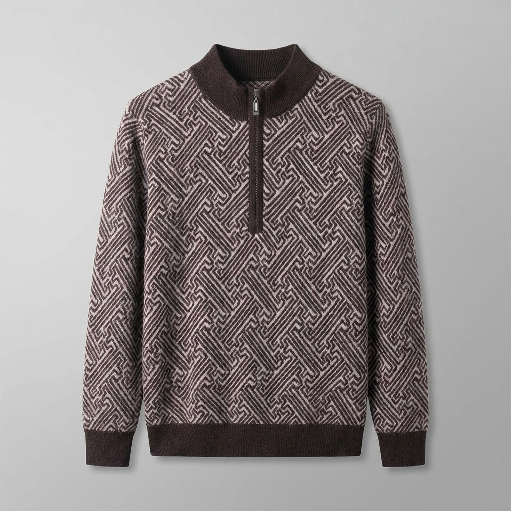 Men’s Merino Wool Quarter Zip Sweater