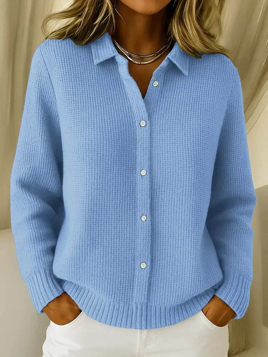 Elegant Women's Longline Cardigan with Buttons