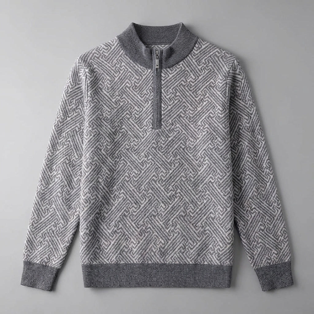 Men’s Merino Wool Quarter Zip Sweater