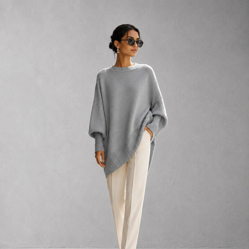 Modern Asymmetric Oversized Sweater
