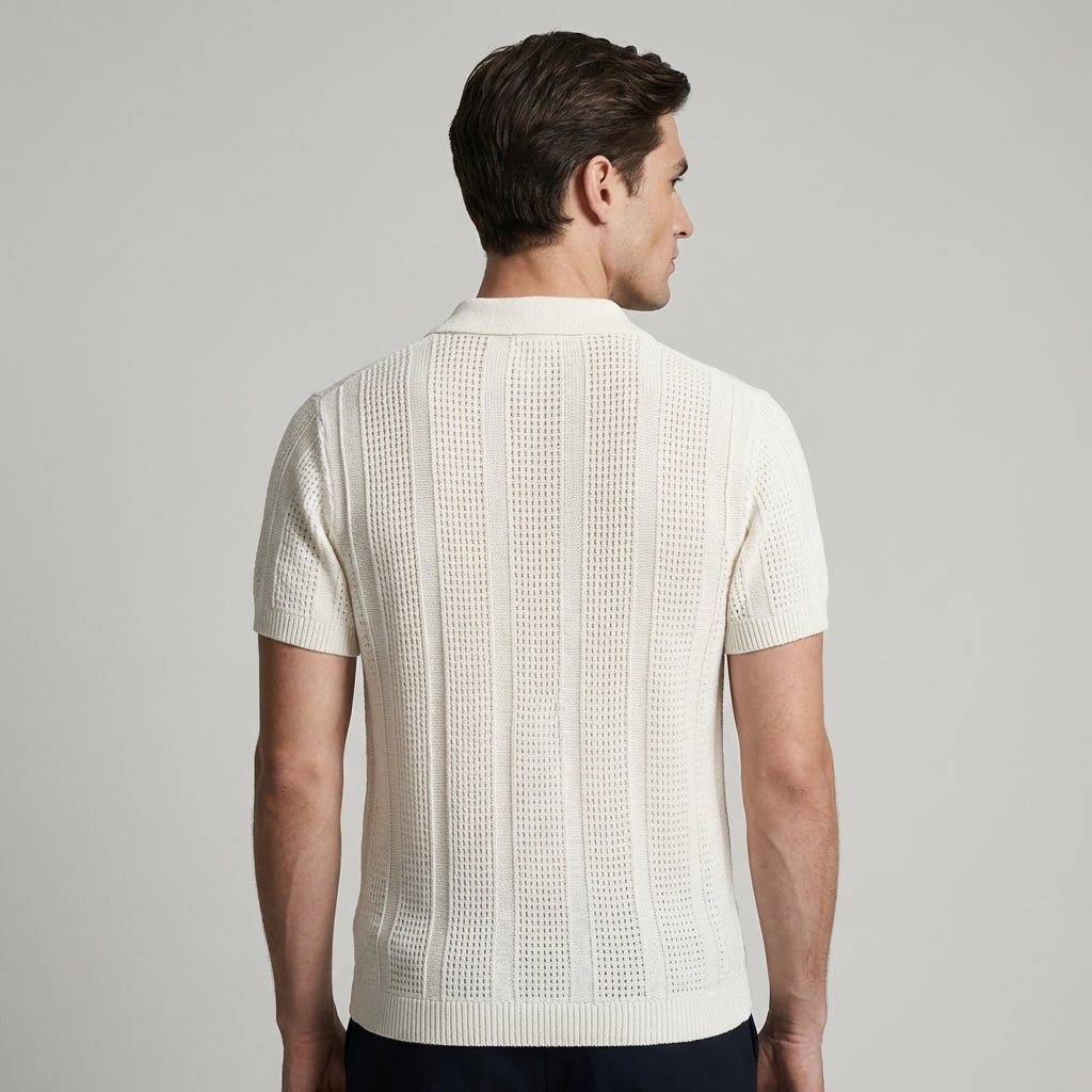 Men’s Premium Ivory Polo Shirt