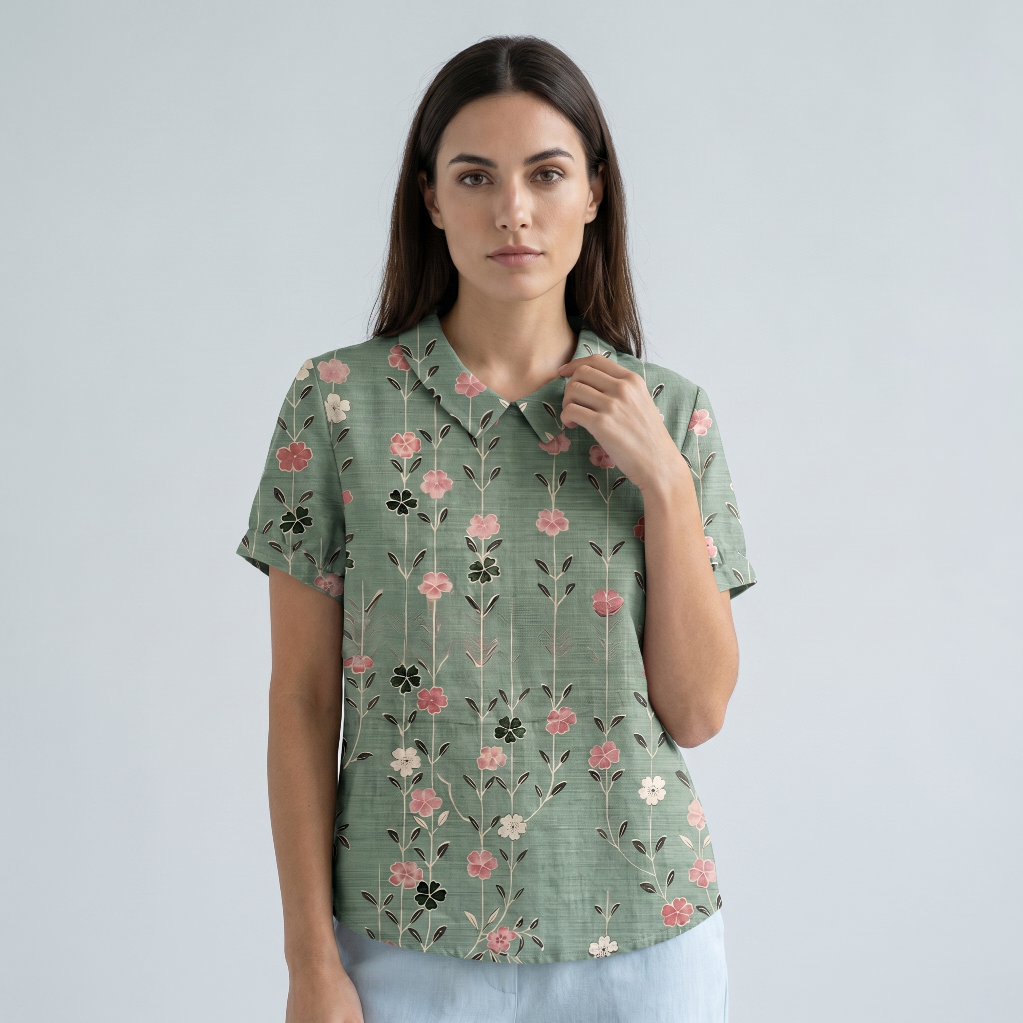 Women’s Floral Blouse Top