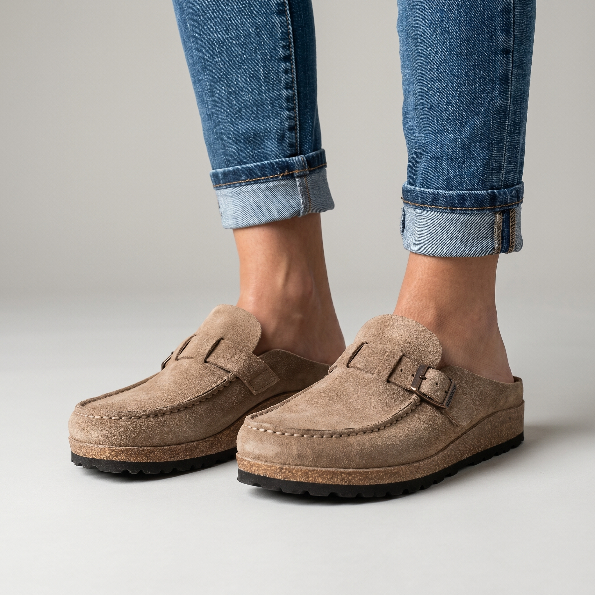 Comfortable Men’s Suede Orthopedic Clogs