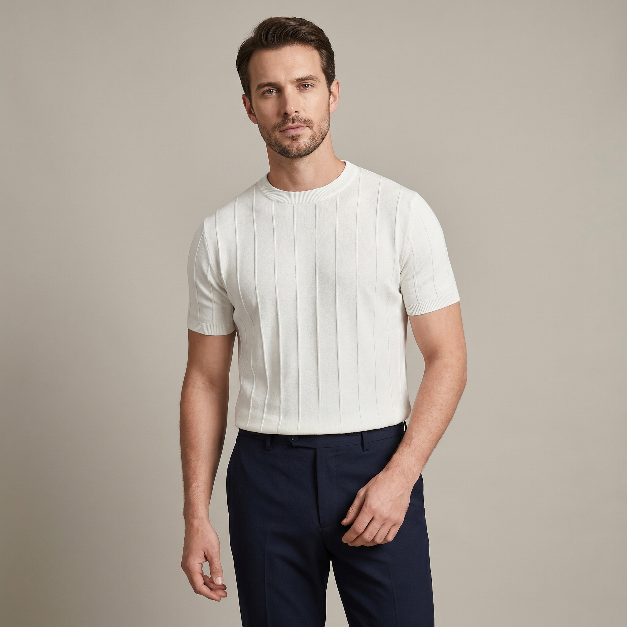 Elegant Slim Fit Old Money T-Shirt