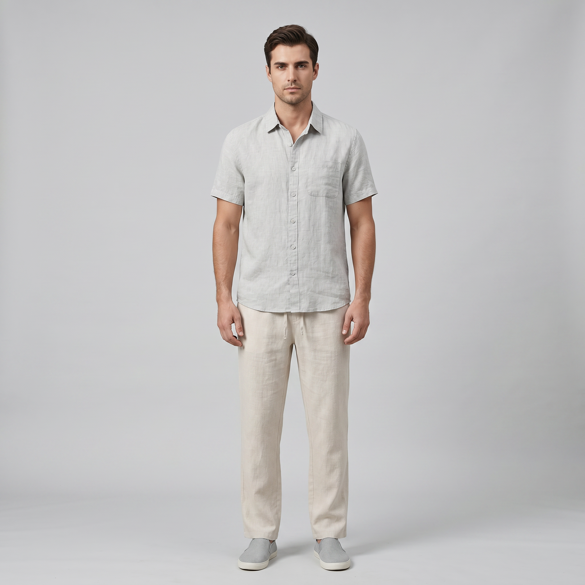 Men’s Old Money Linen Co-Ord Set