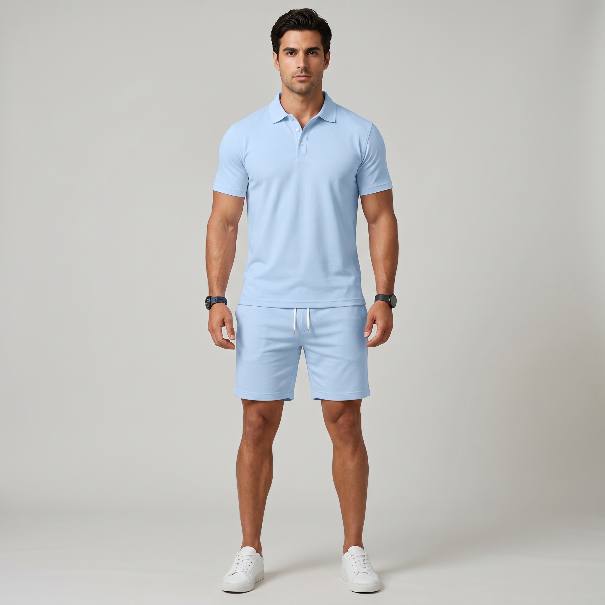 Men’s Relaxed Fit Summer Shorts Set