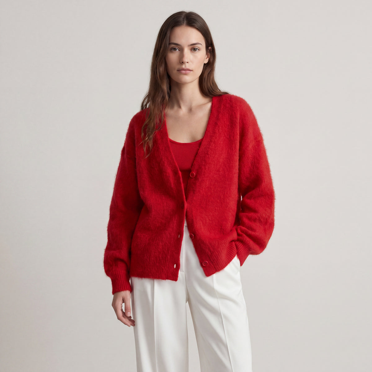 Fall Oversized Soft Knit Cardigan | Casual Layering Knitwear